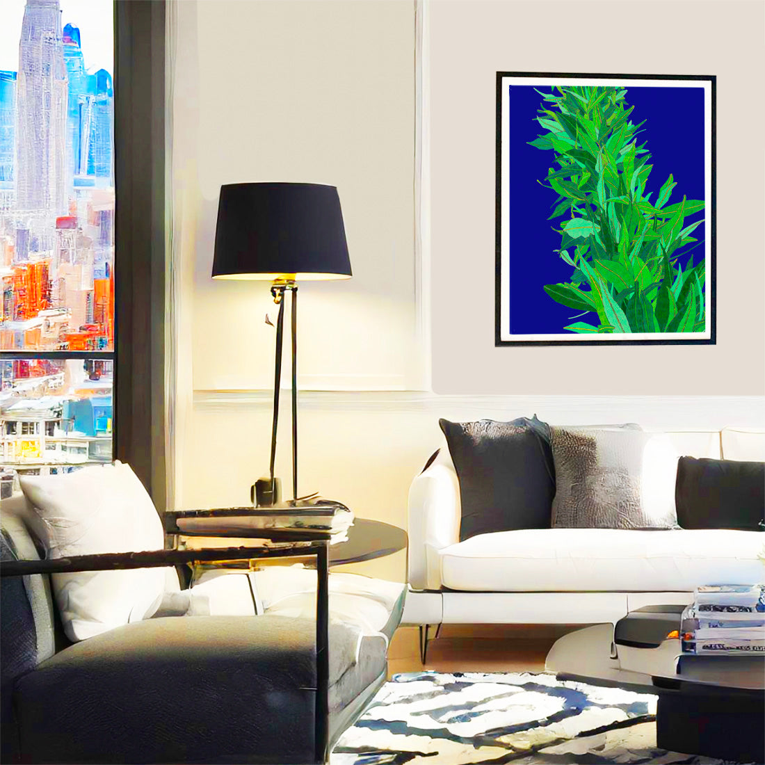 maile. lei flower wall art print by Judd Boloker. Made in Hawaii. Hawaiian flower painting. Hawaiian wall décor.